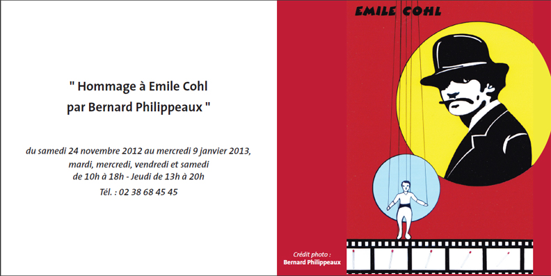 Hommage à Emile Cohl Médiathèque Orléans 2012