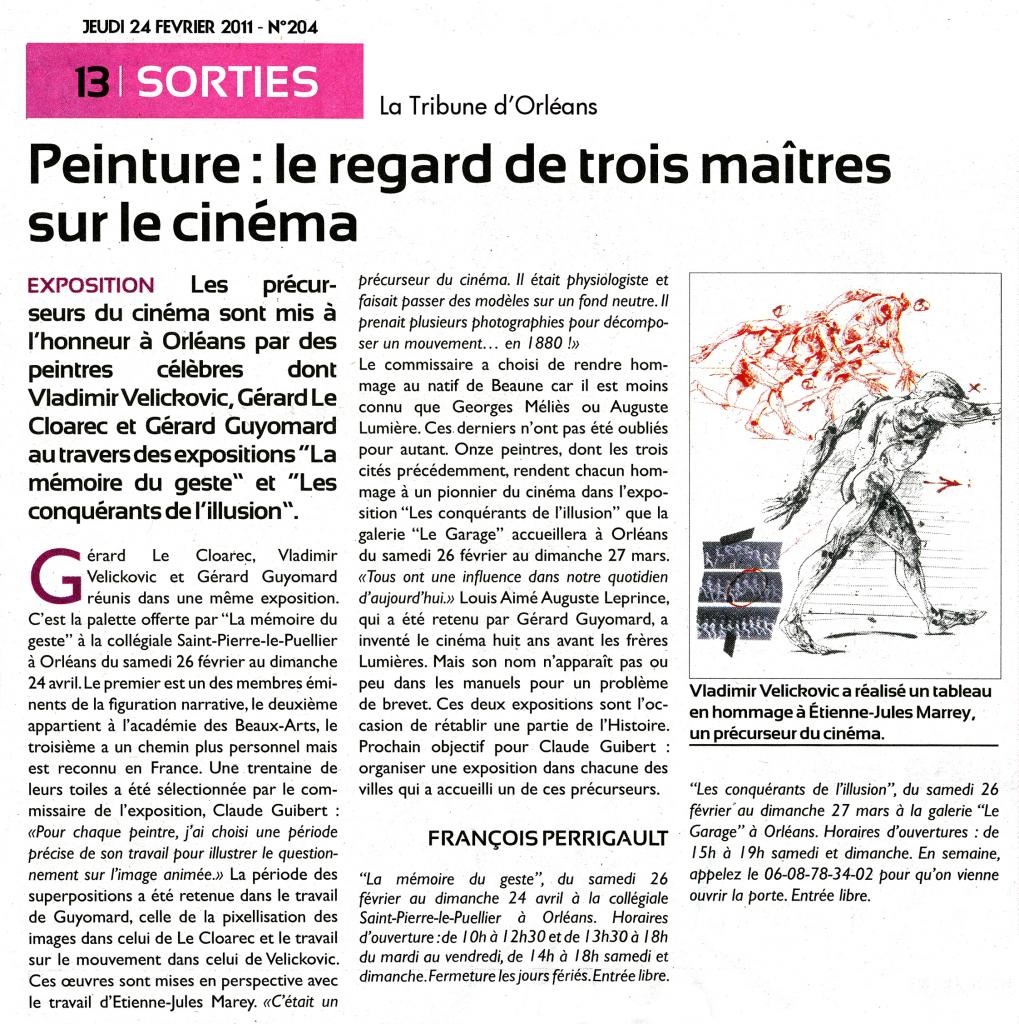 La Tribune d'Orléans  24 février 2011