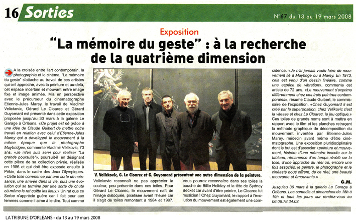 La Tribune d'Orléans 13 mars 2008