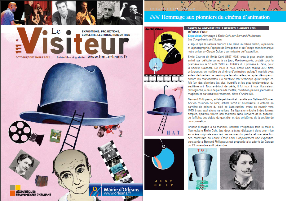 Le Visiteur Bulletin de la médiathèque d'Orléans 2012